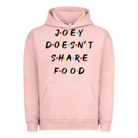 Pigment Salmon funny joey doesn't share food how you doin quoted friends t shirt Urban Hoodie - linhVisuals
