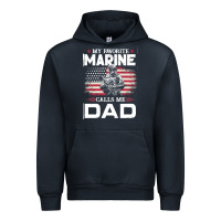 Navy my favorite marine calls me dad t  shirt father's day flag my favorite Urban Hoodie - linhVisuals