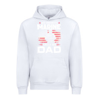 White my favorite marine calls me dad t  shirt father's day flag my favorite Urban Hoodie - linhVisuals