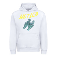 White wetleg merch Urban Hoodie - linhVisuals