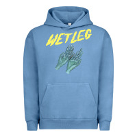 Pigment Pebble Blue wetleg merch Urban Hoodie - linhVisuals