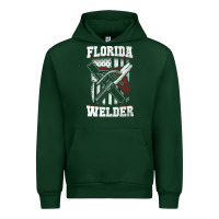 Forest Green welding longsleeves t shirt florida fl american welder gifts Urban Hoodie - linhVisuals