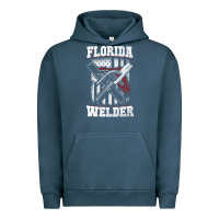 Pigment Midnight Navy welding longsleeves t shirt florida fl american welder gifts Urban Hoodie - linhVisuals