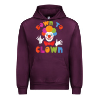 Mauve Wine down to clown funny circus tank top Urban Hoodie - linhVisuals