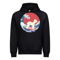 Bedlington Terrier T  Shirt Bedlington Terrier Gifts   Ocean Waves Sur Urban Hoodie | Teevron