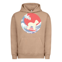 Pigment Burro bedlington terrier t  shirt bedlington terrier gifts   ocean waves sur Urban Hoodie - linhVisuals