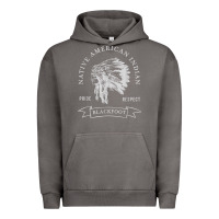 Pigment Tornado blackfoot tribe native american indian pride respect darker t shirt Urban Hoodie - linhVisuals