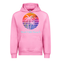 Fuchsia Pink west palm beach tropical t shirt for family vacations Urban Hoodie - linhVisuals