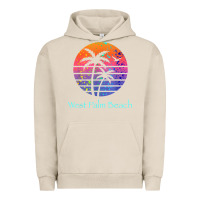 Pigment French Oak west palm beach tropical t shirt for family vacations Urban Hoodie - linhVisuals