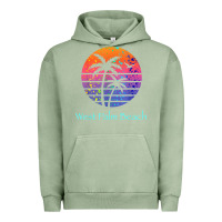 Pigment Oil Green west palm beach tropical t shirt for family vacations Urban Hoodie - linhVisuals