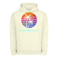 Pigment Pistachio west palm beach tropical t shirt for family vacations Urban Hoodie - linhVisuals