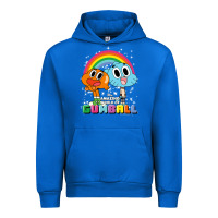 Cobalt cn the amazing world of gumball & darwin rainbow portrait pullover hoo Urban Hoodie - linhVisuals