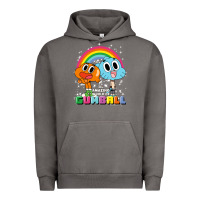 Pigment Tornado cn the amazing world of gumball & darwin rainbow portrait pullover hoo Urban Hoodie - linhVisuals