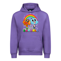 Tulip cn the amazing world of gumball & darwin rainbow portrait pullover hoo Urban Hoodie - linhVisuals