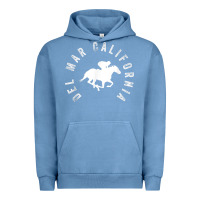 Pigment Pebble Blue del mar california horse racing t shirt Urban Hoodie - linhVisuals