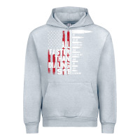 Heather Grey all faster than dialing 911 american flag gun lover for men t shirt Urban Hoodie - linhVisuals