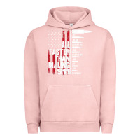 Pigment Salmon all faster than dialing 911 american flag gun lover for men t shirt Urban Hoodie - linhVisuals