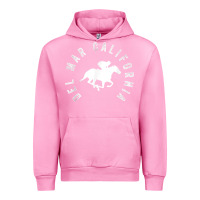 Fuchsia Pink del mar california horse racing t shirt Urban Hoodie - linhVisuals
