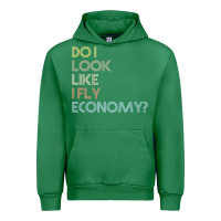 Emerald do i look like i fly economy   funny vintage retro premium t shirt Urban Hoodie - linhVisuals