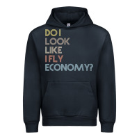 Navy do i look like i fly economy   funny vintage retro premium t shirt Urban Hoodie - linhVisuals