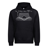 Black einstein’s field equations science geek gift idea math lover t shirt Urban Hoodie - linhVisuals