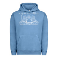 Pigment Pebble Blue einstein’s field equations science geek gift idea math lover t shirt Urban Hoodie - linhVisuals
