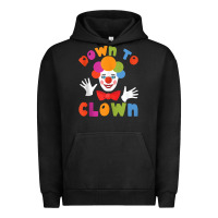 Pigment Black down to clown funny circus tank top Urban Hoodie - linhVisuals