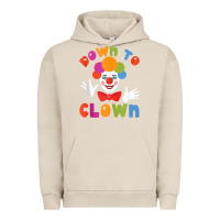 Pigment French Oak down to clown funny circus tank top Urban Hoodie - linhVisuals