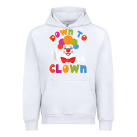 White down to clown funny circus tank top Urban Hoodie - linhVisuals