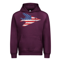 Mauve Wine f 117 stealth nighthawk aircraft american flag f117 t shirt Urban Hoodie - linhVisuals
