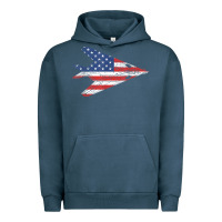 Pigment Midnight Navy f 117 stealth nighthawk aircraft american flag f117 t shirt Urban Hoodie - linhVisuals