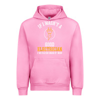 Fuchsia Pink electrician gifts for men & funny electrical design t shirt Urban Hoodie - linhVisuals