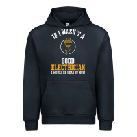 Navy electrician gifts for men & funny electrical design t shirt Urban Hoodie - linhVisuals