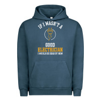 Pigment Midnight Navy electrician gifts for men & funny electrical design t shirt Urban Hoodie - linhVisuals