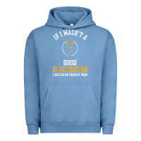 Pigment Pebble Blue electrician gifts for men & funny electrical design t shirt Urban Hoodie - linhVisuals