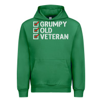 Grumpy Old Veteran Patriotic American Military Veteran T Shirt Urban Hoodie | Teevron