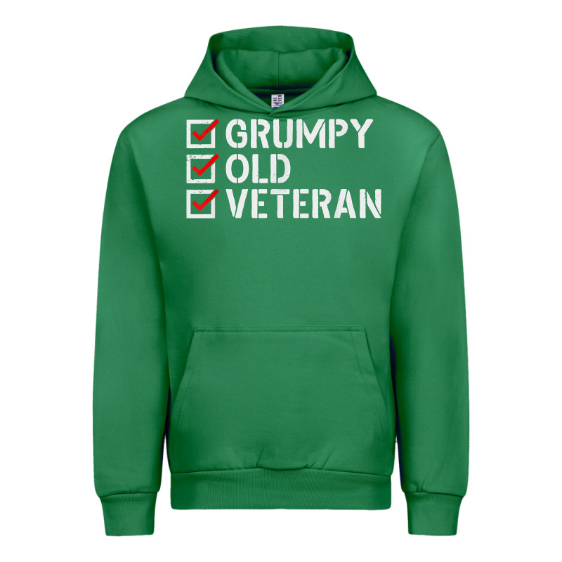 Grumpy Old Veteran Patriotic American Military Veteran T Shirt Urban Hoodie by linhVisuals | Teevron