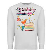 Dove Grey birthday mode on Premium Sweatshirt - JahusDesignShop