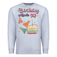 Heather Grey birthday mode on Premium Sweatshirt - JahusDesignShop