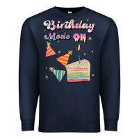 Navy birthday mode on Premium Sweatshirt - JahusDesignShop