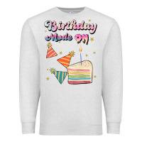 Oatmeal Heather birthday mode on Premium Sweatshirt - JahusDesignShop