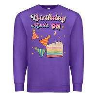 Purple birthday mode on Premium Sweatshirt - JahusDesignShop
