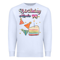 White birthday mode on Premium Sweatshirt - JahusDesignShop