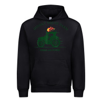 Black diddly squat farm green, tractor tee for farmer t shirt Urban Hoodie - linhVisuals