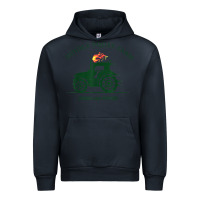 Navy diddly squat farm green, tractor tee for farmer t shirt Urban Hoodie - linhVisuals