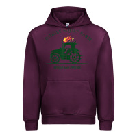 Mauve Wine diddly squat farm green, tractor tee for farmer t shirt Urban Hoodie - linhVisuals