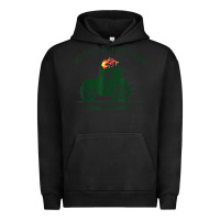 Pigment Black diddly squat farm green, tractor tee for farmer t shirt Urban Hoodie - linhVisuals