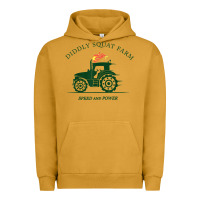 Pigment Peanut Butter diddly squat farm green, tractor tee for farmer t shirt Urban Hoodie - linhVisuals