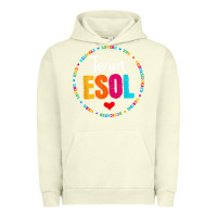 Pigment Pistachio back to school teachers crew students   team esol teacher t shirt Urban Hoodie - linhVisuals
