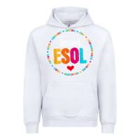 White back to school teachers crew students   team esol teacher t shirt Urban Hoodie - linhVisuals